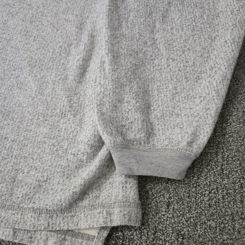 Vintage Indiana Hoosiers Sweatshirt Henley 90s Size 3XL Gray Pro Edge - Picture 5 of 6